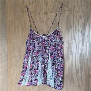 American Eagle Floral Tank Top